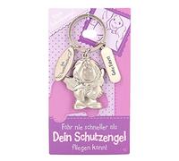 Depesche 7518-012 - Colgante de ángel de la guarda de metal, amuleto de la suerte con ángel, llavero y mensaje amoroso, para regalar a familiares, amigos y conocidos