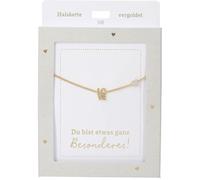 Depesche Collar para mujer con colgante de corazón, color plateado o dorado, 42-47 cm, ajustable, en diferentes variantes con símbolos, letras o signos del zodiaco (48)