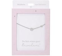 Depesche Collar para mujer con colgante de corazón, color plateado o dorado, 42-47 cm, ajustable, en diferentes variantes con símbolos, letras o signos del zodiaco (53)