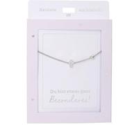 Depesche Collar para mujer con colgante de corazón, color plateado o dorado, 42-47 cm, ajustable, en diferentes variantes con símbolos, letras o signos del zodiaco (49)