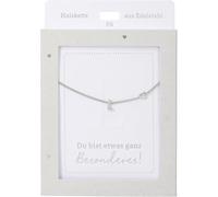 Depesche Collar para mujer con colgante de corazón, color plateado o dorado, 42-47 cm, ajustable, en diferentes variantes con símbolos, letras o signos del zodiaco, Filigran, Acero inoxidable, No es