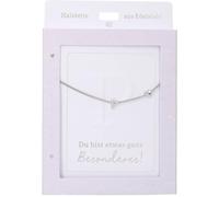 Depesche Collar para mujer con colgante de corazón, color plateado o dorado, 42-47 cm, ajustable, en diferentes variantes con símbolos, letras o signos del zodiaco, Filigran, Acero inoxidable, No es