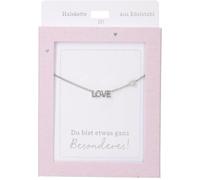 Depesche Collar para mujer con colgante de corazón, color plateado o dorado, 42-47 cm, ajustable, en diferentes variantes con símbolos, letras o signos del zodiaco (51)