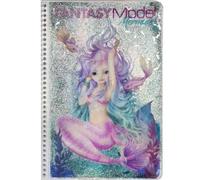 DEPESCHE 410472 Fantasy Model Mermaid Colouring Book, Approx. 17 x 23.5 x 1.5 cm