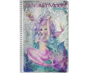 Depesche-DP-0010472 Libro para Colorear Fantasy Model Mermaid, Aprox. 17 x 23,5 x 1,5 cm Color (10472)