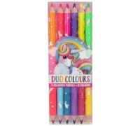 Depesche-Duo Buntstifte im The Minimoomis Design 6243 Ylvi-Juego 6 lápices Gruesos Dobles en Estuche, 12 Bonitos Colores en Total, Multicolor, 6 Unidad (Paquete de 1)