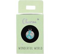 Depesche-Letras 11834-039 Amuleto de la Tierra, Colgante Plateado para Collares, Pulseras y Pendientes, Ideal como pequeño Regalo, Multicolor, Normal