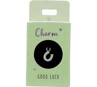 Depesche-Letras 11834-057 Horseshoe Charm, Colgante Plateado para Collares, Pulseras y Pendientes, Ideal como pequeño Regalo, Multicolor, Normal