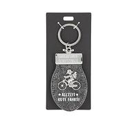 Depesche- Llavero de ángel de la Guarda de Fieltro Gris Oscuro y Metal, Amuleto de la Suerte como pequeño Regalo para Tus Seres Queridos en Movimiento, Color, Small (11348-010)