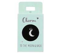 Depesche-Luna 11834-044 Dije de Palmera, Colgante Plateado para Collares, Pulseras y Pendientes, Ideal como pequeño Regalo, Multicolor, Normal