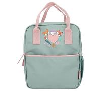 Depesche Princess Mimi Wild Forest Depesche 12572 Princess Mimi Wild Forest - Mochila en verde y rosa con animales del bosque, bolsa con cremallera Unisex adulto (Pack de 1)
