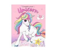 Depesche Top Model Ylvi Create Your Unicorn (0010534), Multicolor, única (DEPESCHE 1), Cuadernos para colorear + Manual