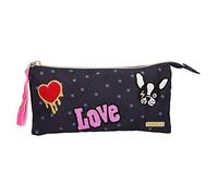 Depesche TopModel 10681 - Estuche (11 x 22 x 5 cm), diseño de Perro, Color Azul Oscuro