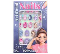 Depesche TopModel 13815 Beauty and ME - Uñas postizas autoadhesivas en bonitos diseños, 24 uñas postizas en varios tamaños
