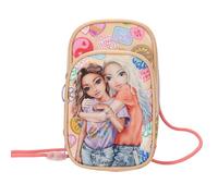 Depesche 13290 TOPModel Girl Power - funda para móvil en beige, con motivo de modelo y lotes de colores, funda para smartphone con bandolera