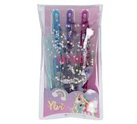 Depesche Ylvi bolígrafos de gel purpurina para tatuajes