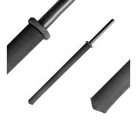 DEPICE Bokken Full Contact/Chanbara, 101 cm, Aprox. 400 g de Contacto Completo, Kendo, Acolchado, Funda de algodón, Color Negro