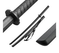 DEPICE Bokken - Set de plástico Duro Saya, 101 cm, 600 g, Iaido, Aikido, Bokuto, Color Negro