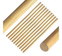 DEPICE Juego de 10 Bastones Escrima de ratán, 68 cm, Color Blanco Arnis Kali