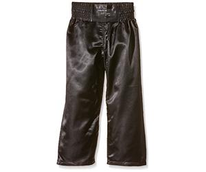 Depice - Pantalones de Kick-Boxing de satén, Color Negro Negro Negro Talla:200 cm