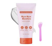 Depilación Bye Bye Bush, Crema Depilatoria Suave e Indolora, Depiladora Íntima para Rostro, Piernas, Axilas y Zona del Bikini, Fórmula Suave (1pcs)
