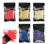 Depilación de cera, 500 g, perlas de cera dura, granos de cera dura, cera para el pelo de la nariz, sin dolor en casa, para mujeres y hombres, para zona del bikini, cara, brazos y piernas