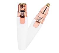 Depilación facial para mujeres, depiladora de cejas recargable 2 en 1, recortadora de labios eléctrica indolora, afeitadora de vello facial para melocotón Fuzz Chin Mejilla labio superior