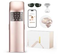 Depilación láser IPL para mujeres y hombres, refrigeración por hielo de 2.8 °C y parpadeo automático, sensor de piel seguro para casi sin dolor, dispositivo de depilación en casa para cabello grueso