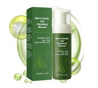 Depilación Para Hombres | 60 Mililitros Producto Depilatorio Natural - Removedor Natural De Para Caballeros | Para Facial Mejillas Axilas Brazos Piernas Muslos Partes Íntimas Zona Bikini Hombres Y Pap