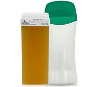 DEPILACIÓN PROFESIONAL EN CASA: Kit con calentador 25W y cartucho de cera de miel 100ml Made in Italy. Ideal para piernas, brazos, axilas, espalda y pecho.