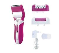 Depiladora 3 en 1 para damas Depilación eléctrica Armpits Piernas Cabello Partes privadas Removedor de pelo Instrumento recargable Pie máquina de molienda 220 v