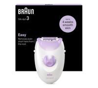 Braun Silk-épil 3 3-000 Depiladora de Pinzas con Luz Integrada y Cabezal para Masaje