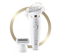 Braun Silk-épil 9 81688635 depiladora 40 pinzas Blanco, Oro