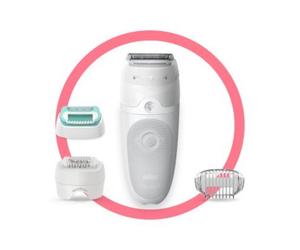 Depiladora Braun Silk-epil SES5625 2 Velocidades Sistema 28 Pinzas 2 Accesorios Uso en Humedo y Seco