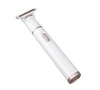 Depiladora con Pilas, Juego de Depilación 4 en 1, Diseño de Belleza Minimalista para Mujeres, Depilación Facial de Deslizamiento Suave, Depilación Portátil para Cara Bikini,