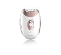 Cecotec Máquina de Depilar de Arranque Inalámbrica SkinCare Depil-Action Go. Funciona con Batería o con Cable, Cabezales Intercambiables, 2 Velocidades, Ligera y Compacta, Incluye Tapa Protectora