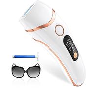 Depiladora de Luz Pulsada,Depiladora Láser IPL,3-Funcional-HR/RA/SC y 9 Niveles de Energía,999,900 Flashes para Mujeres y Hombres,2 Modos para Cara/Armas/Piernas/Armillas/Bikini Blanco