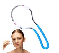 Depiladora de mejillas femeninas Spring, depiladora facial manual | Herramienta depiladora de resorte | Herramienta depiladora de cuello portátil para hombres, mujeres, adultos y cosmetólogos