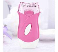 Depiladora Dispositivo de eliminación de vello eléctrico para la mujer Piezas para el brazo privado Afeitado para el hogar Batería para cuchillo de afeitado en seco y mojado,Pink