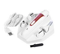 Depiladora EléCtrica MultifuncióN, Conjunto De Afeitado Para Mujeres, MáQuina De DepilacióN Para Mujeres Afeitadora 5 En 1 Lady Depiladora EléCtrica Para Mujeres Nariz Barba(Rosado)