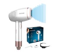 Cecotec Depiladora de Luz Pulsada Bamba SkinCare IPL Gun, Mujer y Hombre, Cuerpo, axilas y rostro, Lámpara de cuarzo, 500 mil Pulsos, Cooling Function, Pantalla LCD, 2 modos de disparo.
