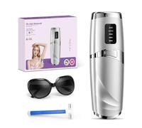 Depiladora IPL sin Dolor, 999.999 Flashes Láser, 3 Niveles de Energía, Depilación por Luz Pulsada para Mujeres y Hombres, Zonas: Bikini, Axilas, Cara y Cuerpo