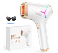 Depiladora Laser Congelada Indolora - 10 Minutos Depilación Cuerpo Entero, 9 Niveles y 2 Modos, Flashes Ilimitados, Depiladora Luz Pulsada de por Vida para Mujeres, Hombres, Bikini, Cara y Cuerpo