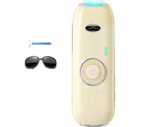 Depiladora Laser IPL - Depiladora de Luz Pulsada Indolora con Energía Máxima de 22J, Ideal para Uso en Casa, Adecuado para Mujeres y Hombres en Cuerpo, Rostro, Axilas y Piernas (Beige)