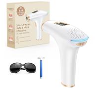 Depiladora Laser IPL Depiladora Luz Pulsada con 3 Funciones Avanzadas-HR/SC/RA y 9 Niveles de Energía, 999.900 Flashes de Luz Láser de Depilación para Hombres, Mujeres, Axilas, Piernas, Cuerpo