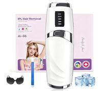 Depiladora Laser Mujer, 999.999 Flash SHR/AUTO, Depiladora IPL, Blanco