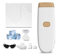 Depiladora Lumiere Pulsee con Refrigeración, 10 °C y amplio voltaje 100 V-240 V, Depilación láser Definitiva, Indolore para cara, cuerpo, jersey, Camping Car, Viajes Internacionales