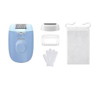 Depiladora Philips Series 4000 BRE247/00 Azul rodillos masaje luz precisión