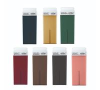 DEPILION - Pack 7 Cera Roll On cartuchos de 100ml depilatoria - Mixto (Rosa,Verde,Miel,Carbon,Azuleno,Chocolate y Vino)