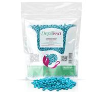 DEPILISSA 400g Perlas de Cera Caribbean Breeze - Cera Caliente Multidireccional Ipoalergénica & Vegana para Cara, Axilas, Piernas & Bikini - Sin Strips - Para Hombres & Mujeres - Hecho en Italia